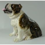 UKI Ceramics model of seated Bulldog in