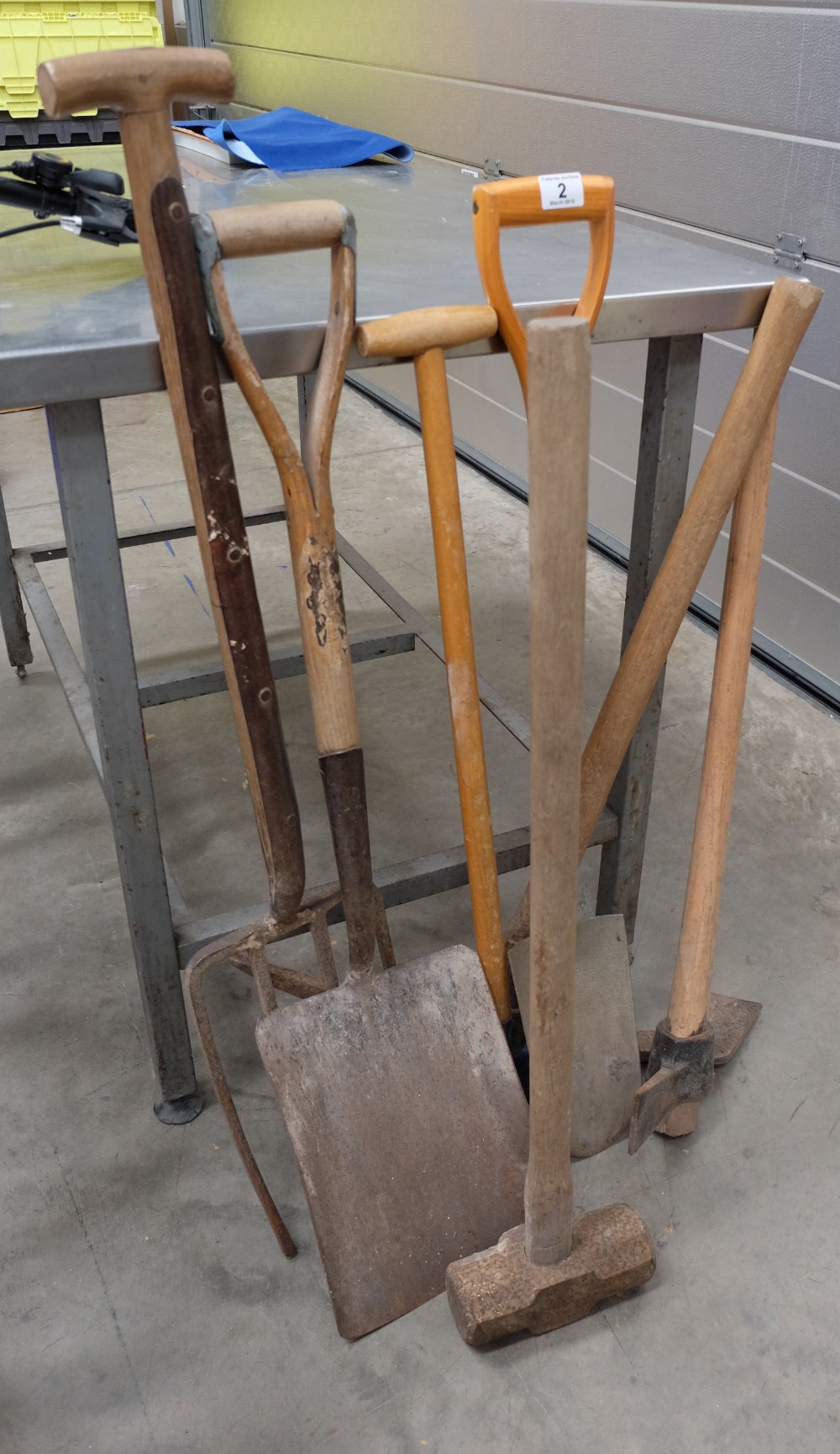 A collection of quality used pick axes,