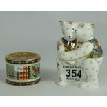 Royal Crown Derby paperweights Bear Hug