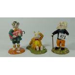 Royal Doulton figures from the Rupert Be