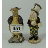 Beswick figures Mad Hatter 2479 and Mock