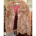 Coney Fur Jacket,  approx size 14