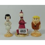 Beswick Flintstones figures Barney, Bett