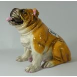 UKI Ceramics model of seated Bulldog in