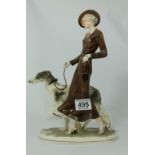 Austrian/German Earthenware Art Deco fig