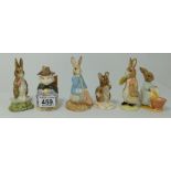 Royal Albert Beatrix Potter figures Benj