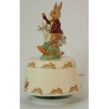 Royal Doulton musical figure Tally Ho playing Rock A Bye Baby
