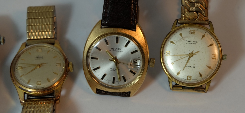 A collection of vintage wristwatches to include Keora Super, Montine ,Baume, Seiko and Avia (5) - Image 3 of 3
