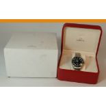 Omega Seamaster Co-Axil Chrometer gents stainless steel wristwatch with original box, book etc