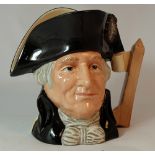 Royal Doulton rare prototype large character jug George Washington D6669 with monument Liberty