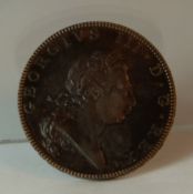 George III bronze half penny dated 1790 in extremely fine condition