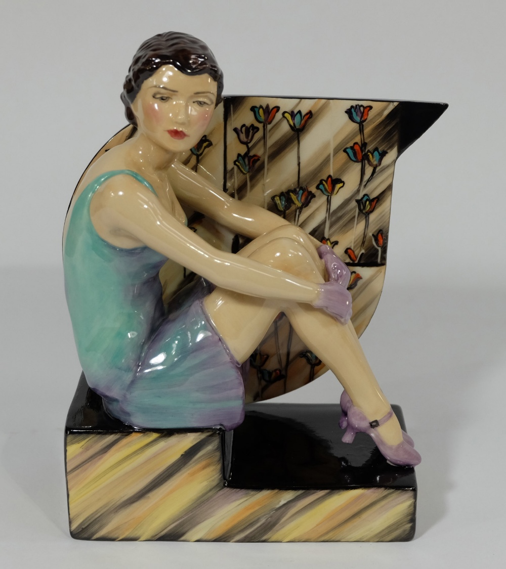 Peggy Davies "Back in Time"  figurine mauve colourway limited edition with cert
