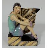 Peggy Davies "Back in Time"  figurine mauve colourway limited edition with cert