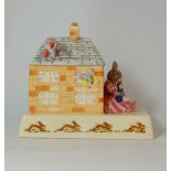 Royal Doulton Bunnykins Moneybox Tableau figure A penny for your thorghts DBGW2