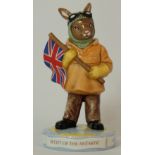 Royal Doulton Bunnykins figure Scot of the Antartic DB418, UK limited edition Explorers series,