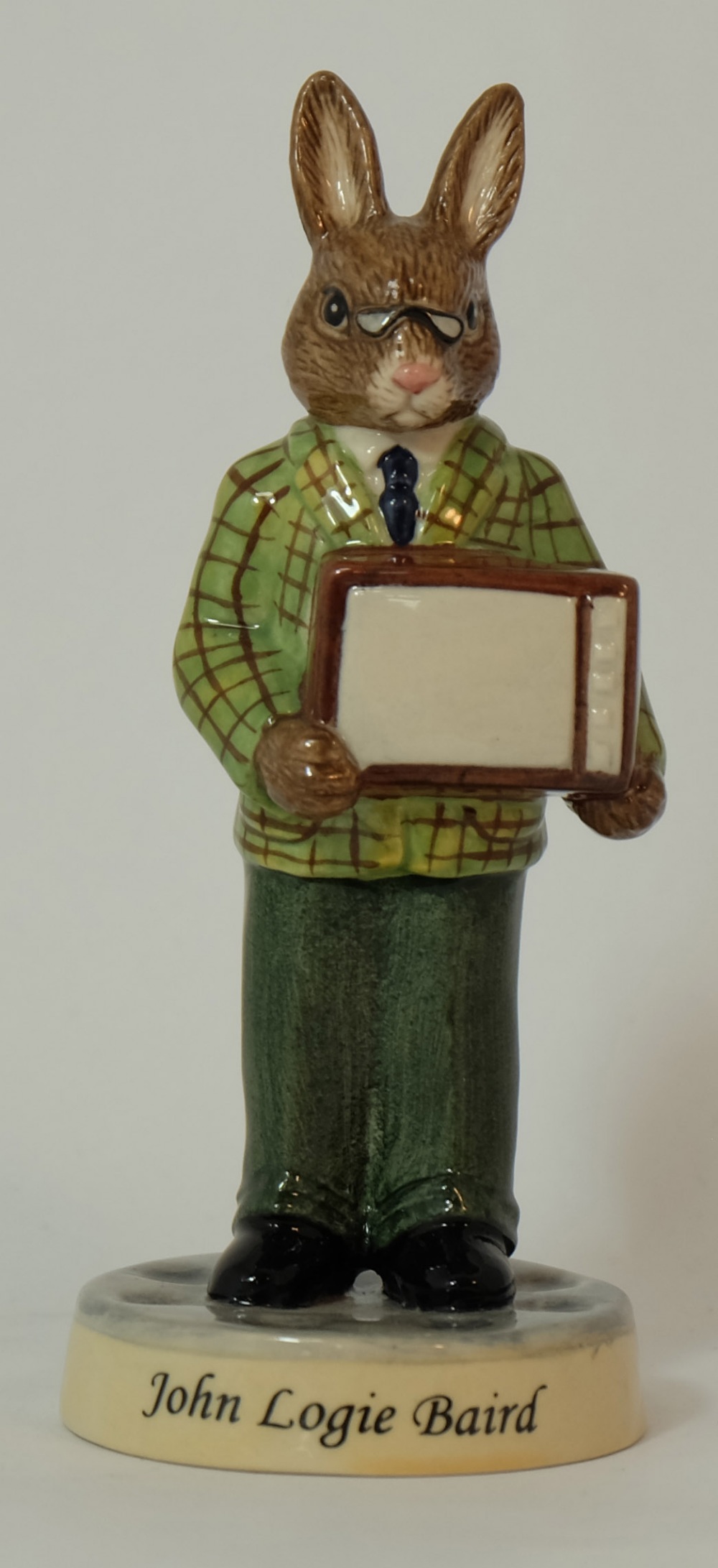 Royal Doulton Bunnykins figure John Logie Baird DB439, UK limited edition from the Inventors