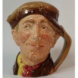 Royal Doulton large character jug Pearly Boy with brown buttons