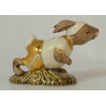 Royal Doulton Bunnykins Jogging figure, gold highlights DB22