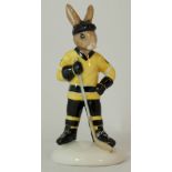 Royal Doulton Bunnykins figure Ice Hockey DB282, UKI Ceramics limited edition