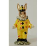 Royal Doulton Bunnykins prototype figure of The Clown, different colour trousers and shirt (no