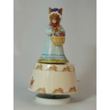 Royal Doulton musical figure Mrs Bunnykins playing The Easter parade