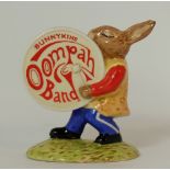 Royal Doulton Bunnkins Red Band Drummer DB26 with 50 Years Golden Jubilee on one side of the drum,