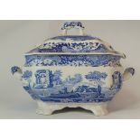 Spode Italian Very Large Tureen with Cover and Ladle height 26cm
