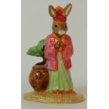 Royal Doulton Bunnykins figure Samurai DB280A-2, UKI Ceramics limited edition colourway of 100