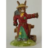 Royal Doulton Bunnykins figure Scarecrow DB359A, UKI Ceramics limited edition colourway of 200