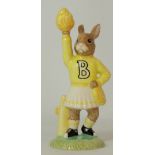 Royal Doulton Bunnykins figure Cheerleader DB143 yellow, UKI Ceramics limited edition