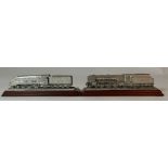 Royal Hampshire Fine art miniature model of The Mallard train and the Duchess of Hamilton  (2)