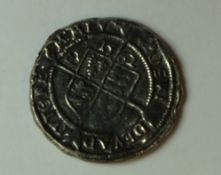 Elizabeth Ist hammered silver coin dated 1562