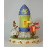 Royal Doulton Bunnykins Moneybox Tableau figure Shooting for the stars DBGW1