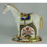 Royal Crown Derby paperweight Racehorse,