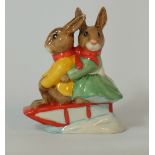 Royal Doulton Bunnykins figure Sleigh Ride DB81 USA limited edition