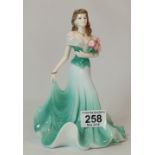 Coalport lady figure Margaret from the ladies of fashion series  ( seconds)