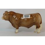 Beswick Limousin Bull 2463B,