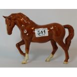 Beswick chestnut stocky jogging mare 855  (restored ears)