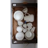 A collection of pottery to include Wedgwood Insignia part dinner and tea ware to include plates,