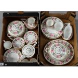 A collection Royal Worcester Royal Garden dinner & tea ware ( 2 trays approx 60 items)