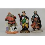 Royal Doulton miniature figures Town Crier HN3261,