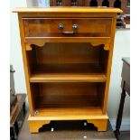 Reproduction mahogany inlaid beside cabinet