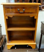 Reproduction mahogany inlaid beside cabinet