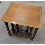 Quality Teak Nest Of Three Tables