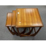 Rosewood 1950's Nest Of Three Tables