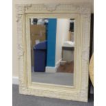 Carved Wood Shabby Chic Wall Mirror