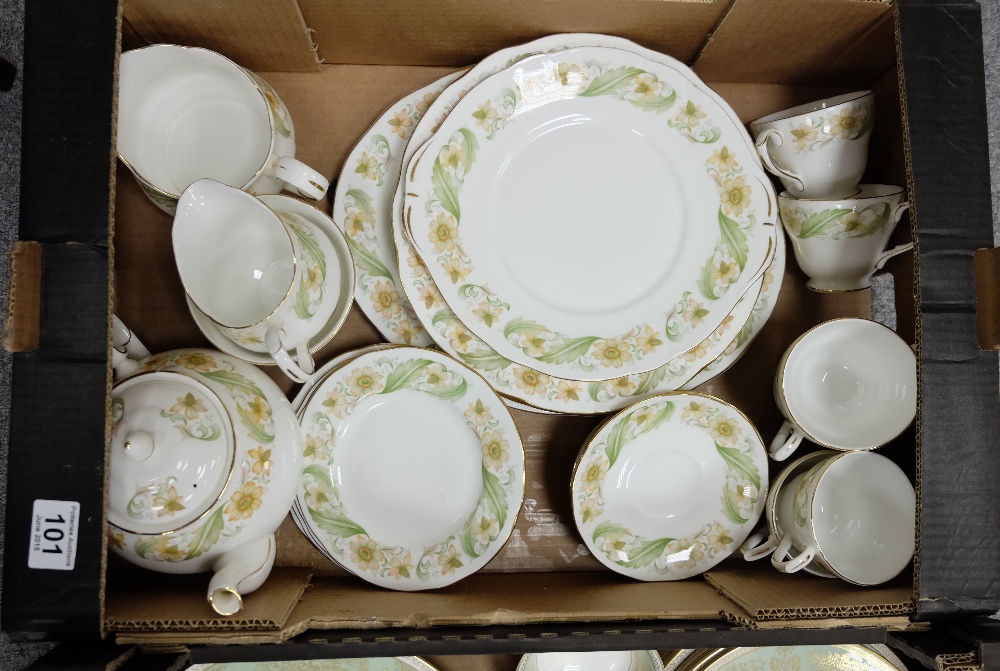 A Collection of pottery to include Duchess China Greensleeves part dinner and tea set to include