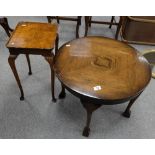 Walnut Ball And Claw Coffee Table And Similar Side Table (2)