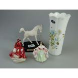 Royal Doulton miniature figures Emma HN3208, Sara HN3219 ,