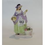Royal Doulton figure Spring Flowers HN1809 (small hairline crack to base)